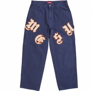 SUPREME OLD ENGLISH CANVAS DOUBLE KNEE PAINTER PANT